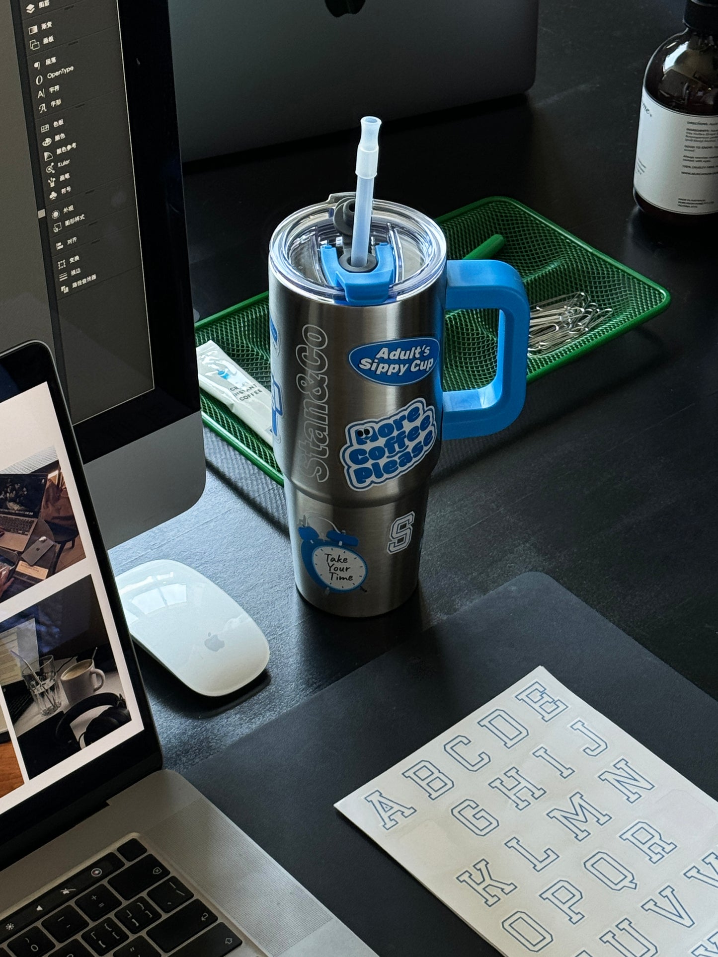 Stan&Co 30 OZ TUMBLER DIY STICKERS| STAINLESS STEEL