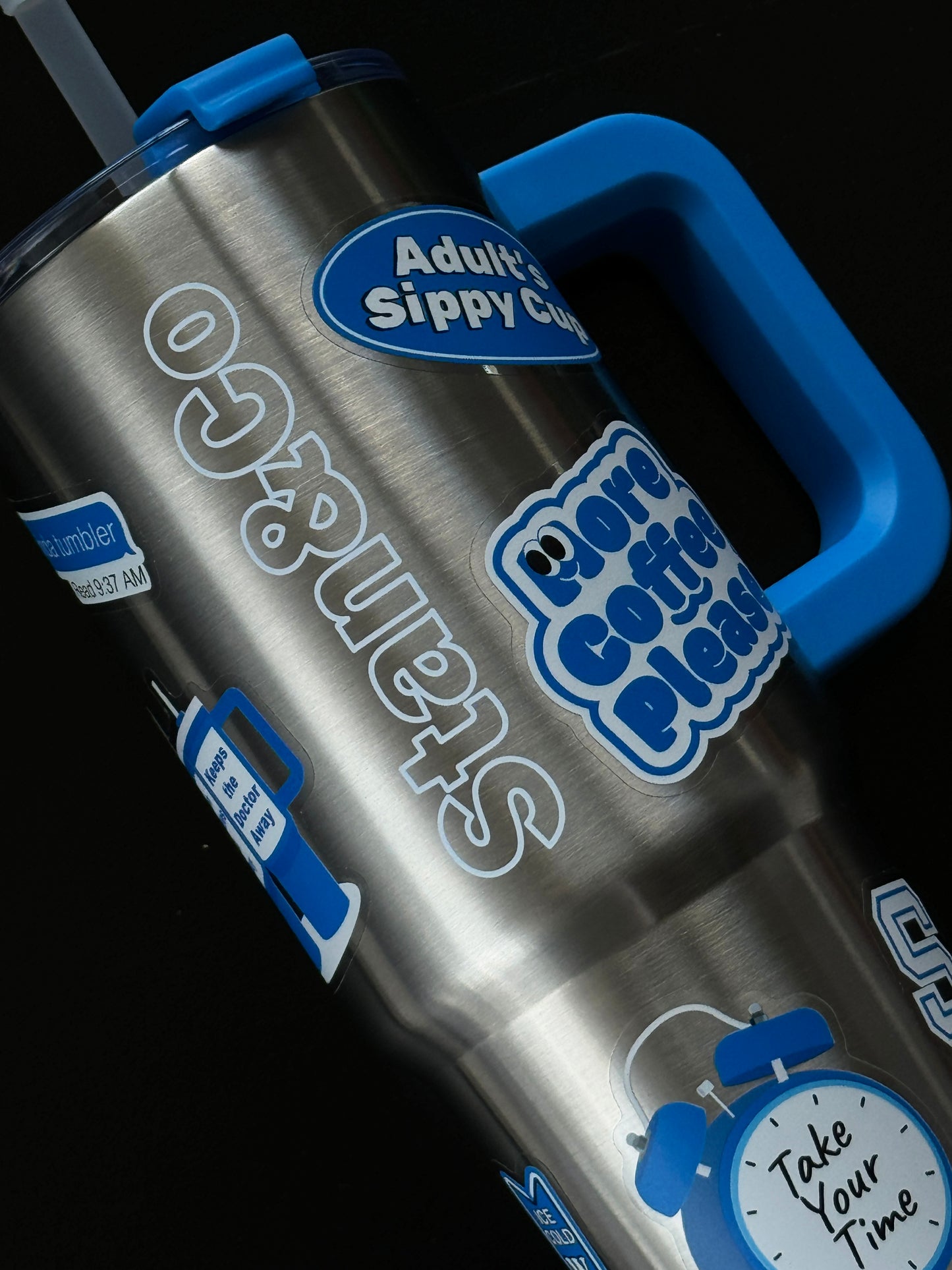 Stan&Co 30 OZ TUMBLER DIY STICKERS| STAINLESS STEEL