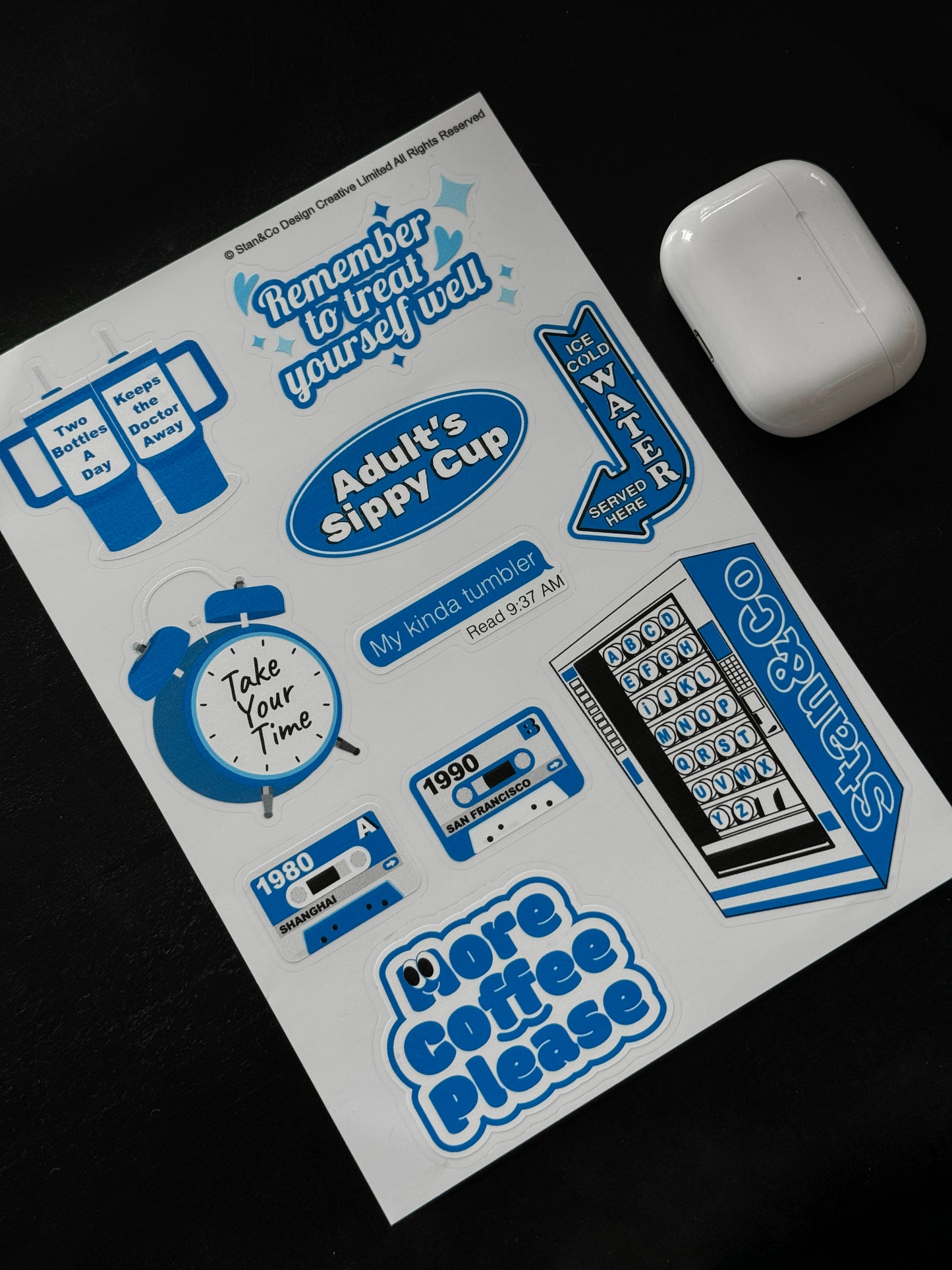 Stan&Co 30 OZ TUMBLER DIY STICKERS| STAINLESS STEEL
