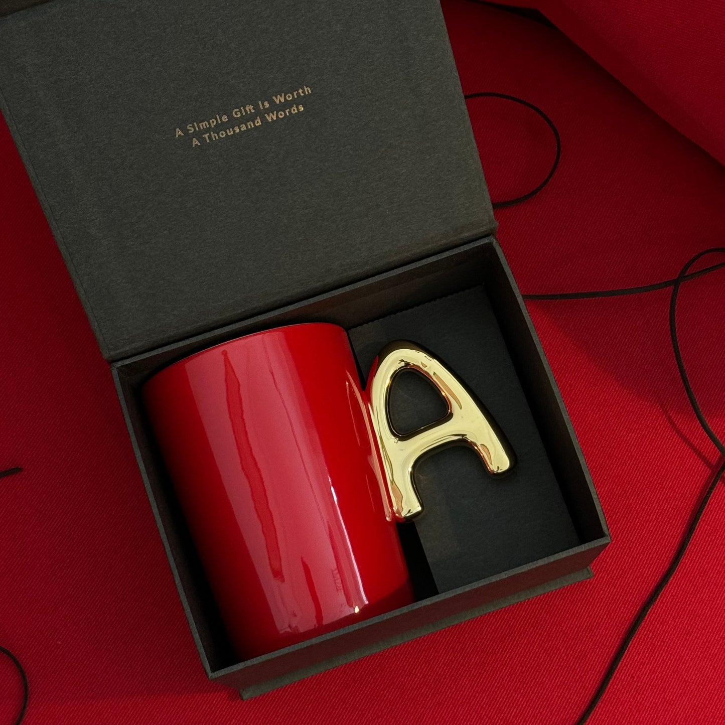 Stan&Co 15 OZ LETTER MUG 1.0 LUSTER RED|CERAMIC