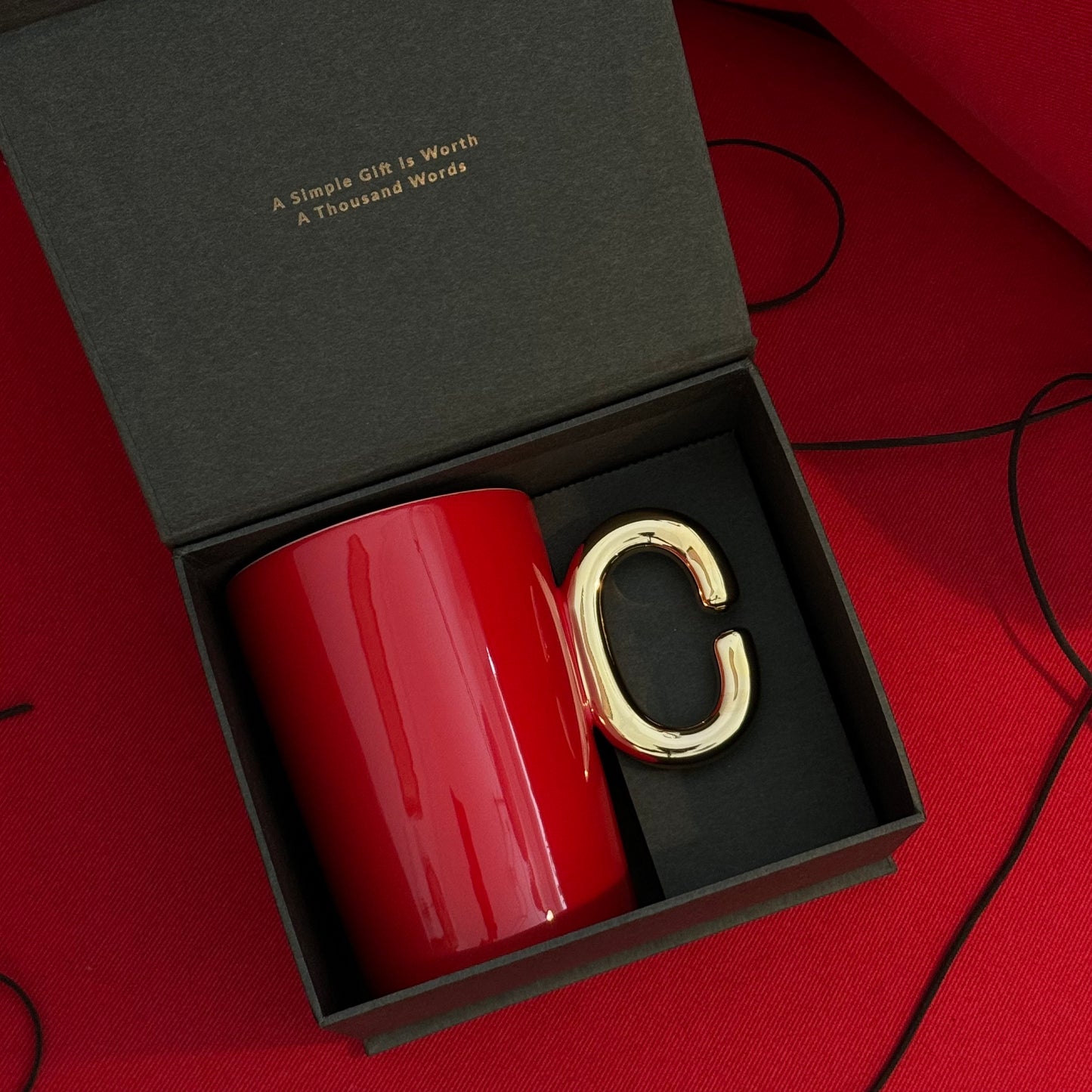 Stan&Co 15 OZ LETTER MUG 1.0 LUSTER RED|CERAMIC