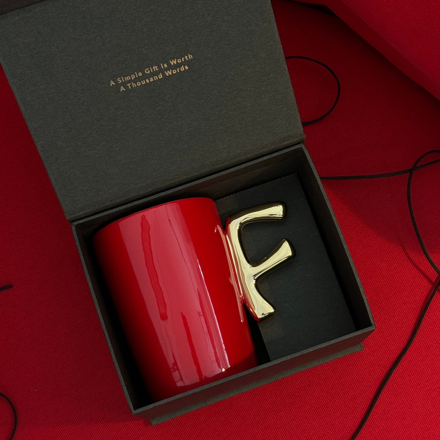 Stan&Co 15 OZ LETTER MUG 1.0 LUSTER RED|CERAMIC