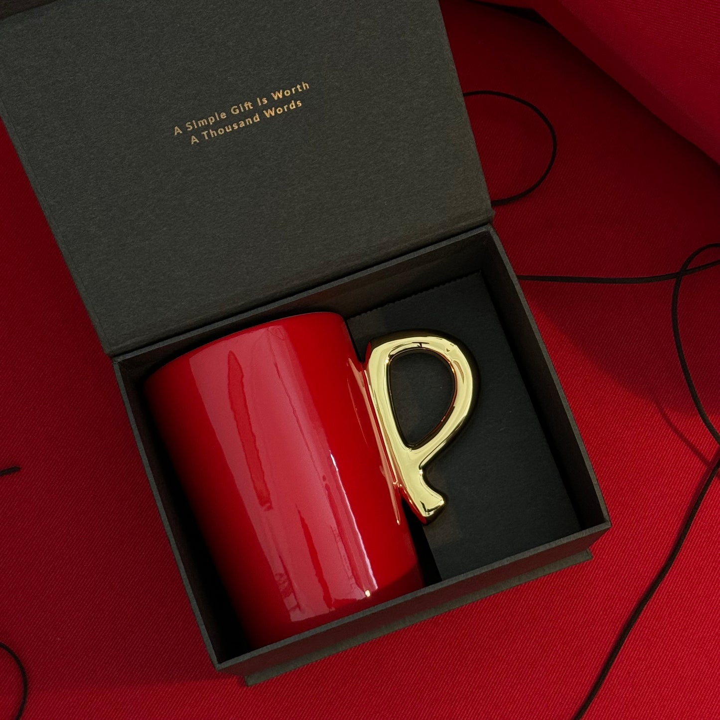 Stan&Co 15 OZ LETTER MUG 1.0 LUSTER RED|CERAMIC