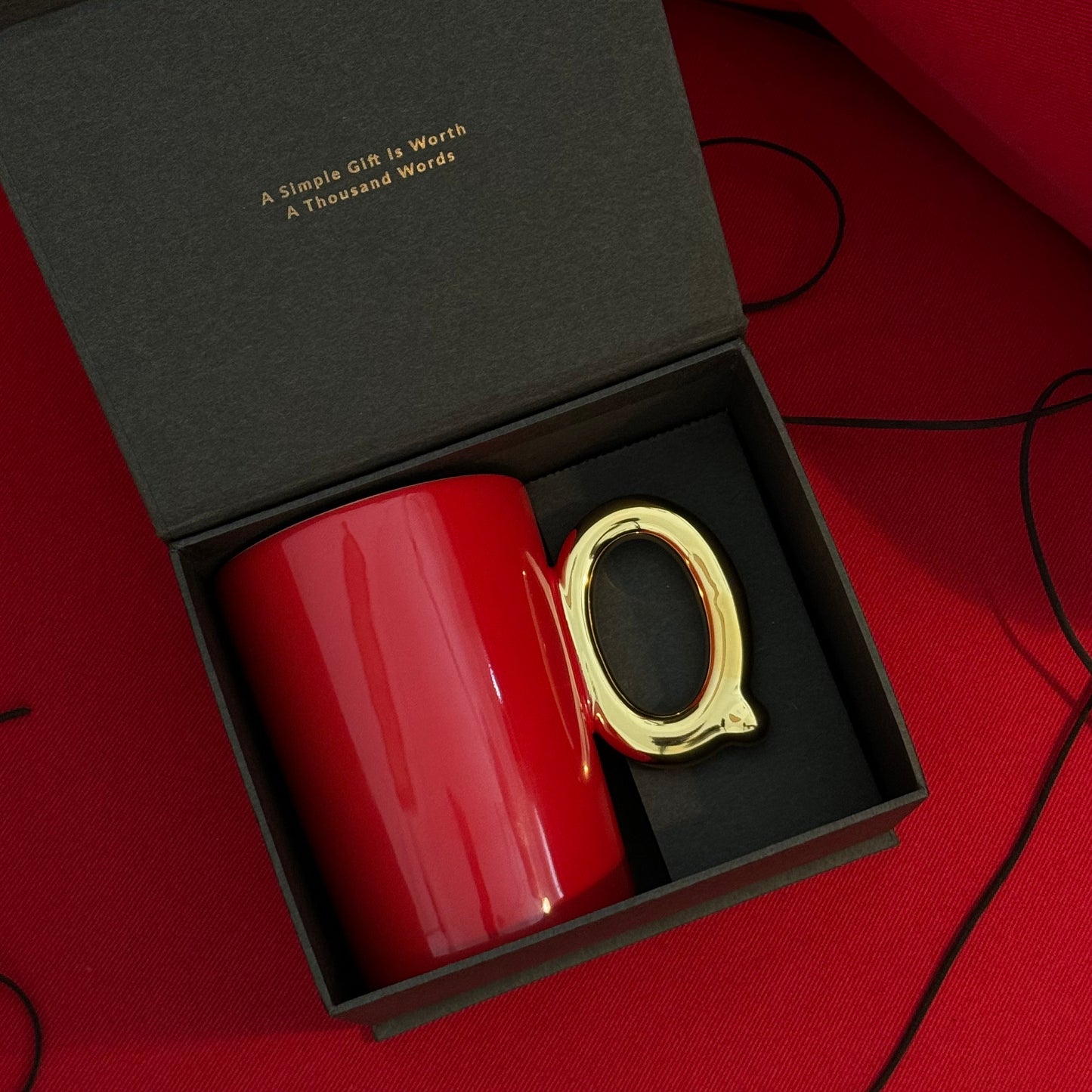 Stan&Co 15 OZ LETTER MUG 1.0 LUSTER RED|CERAMIC