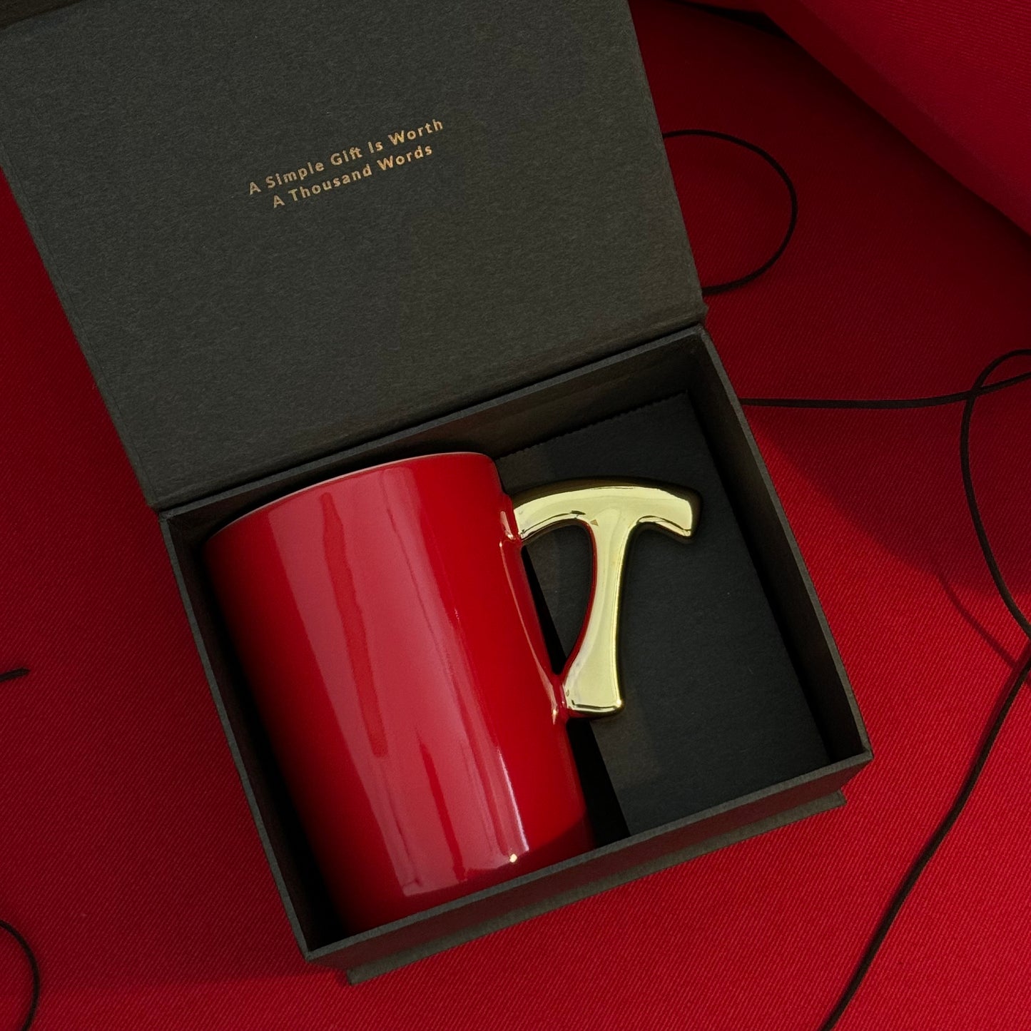 Stan&Co 15 OZ LETTER MUG 1.0 LUSTER RED|CERAMIC