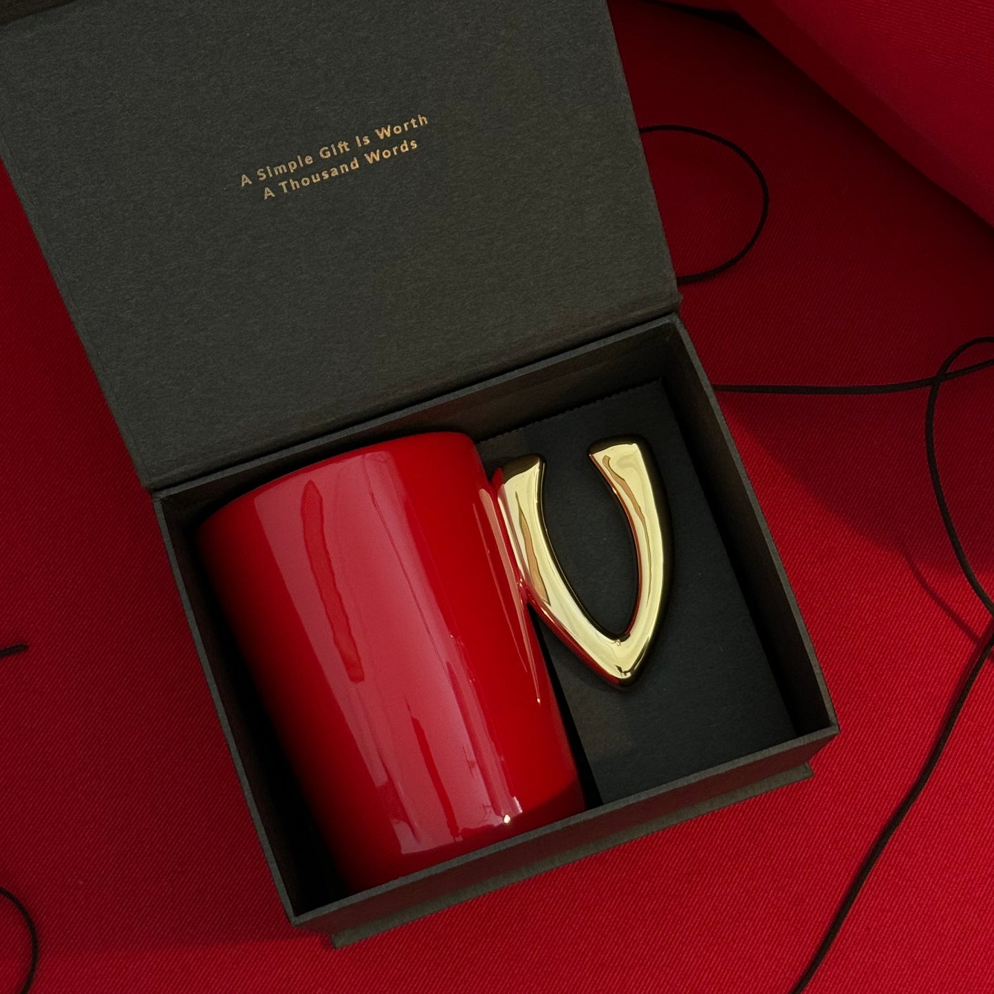 Stan&Co 15 OZ LETTER MUG 1.0 LUSTER RED|CERAMIC
