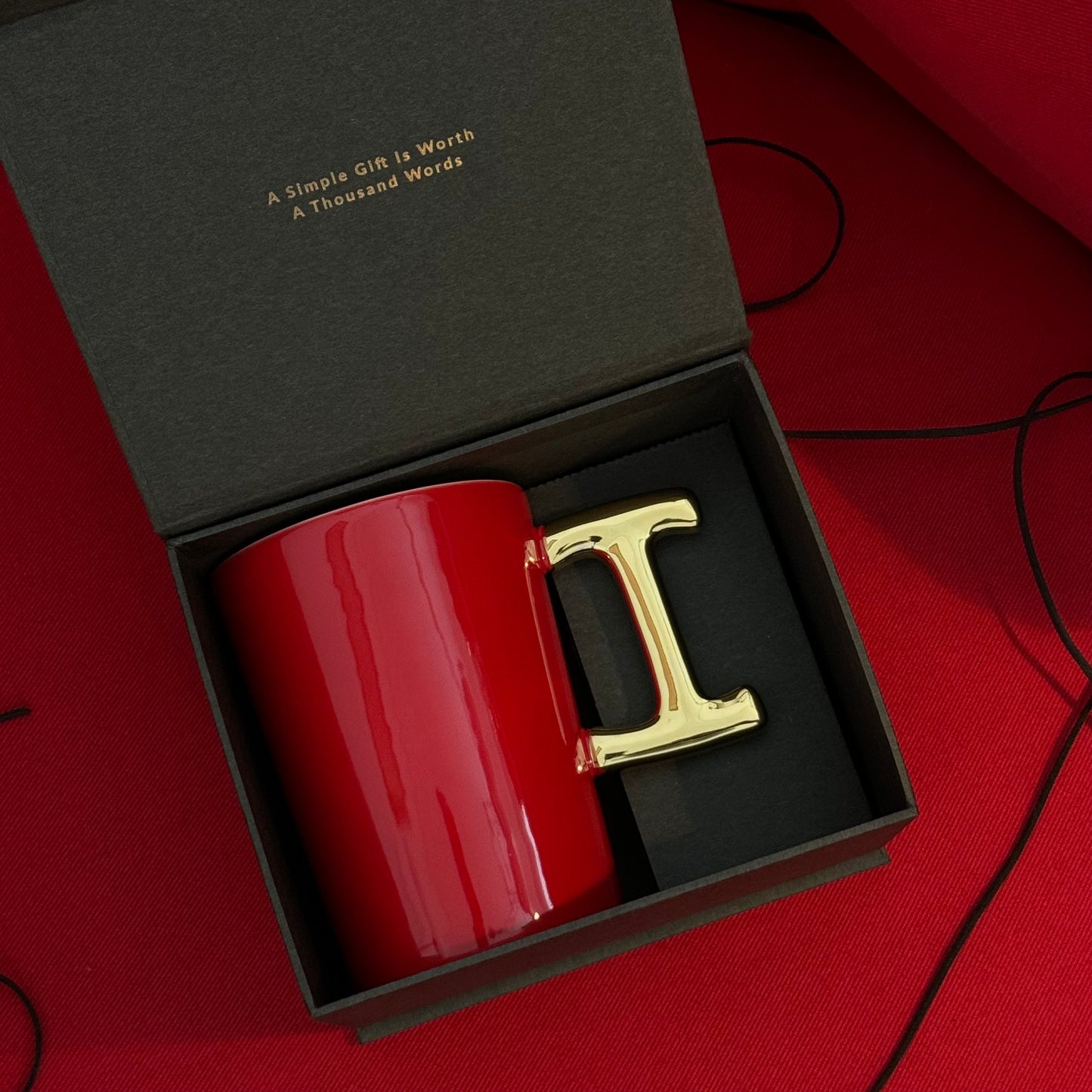 Stan&Co 15 OZ LETTER MUG 1.0 LUSTER RED|CERAMIC