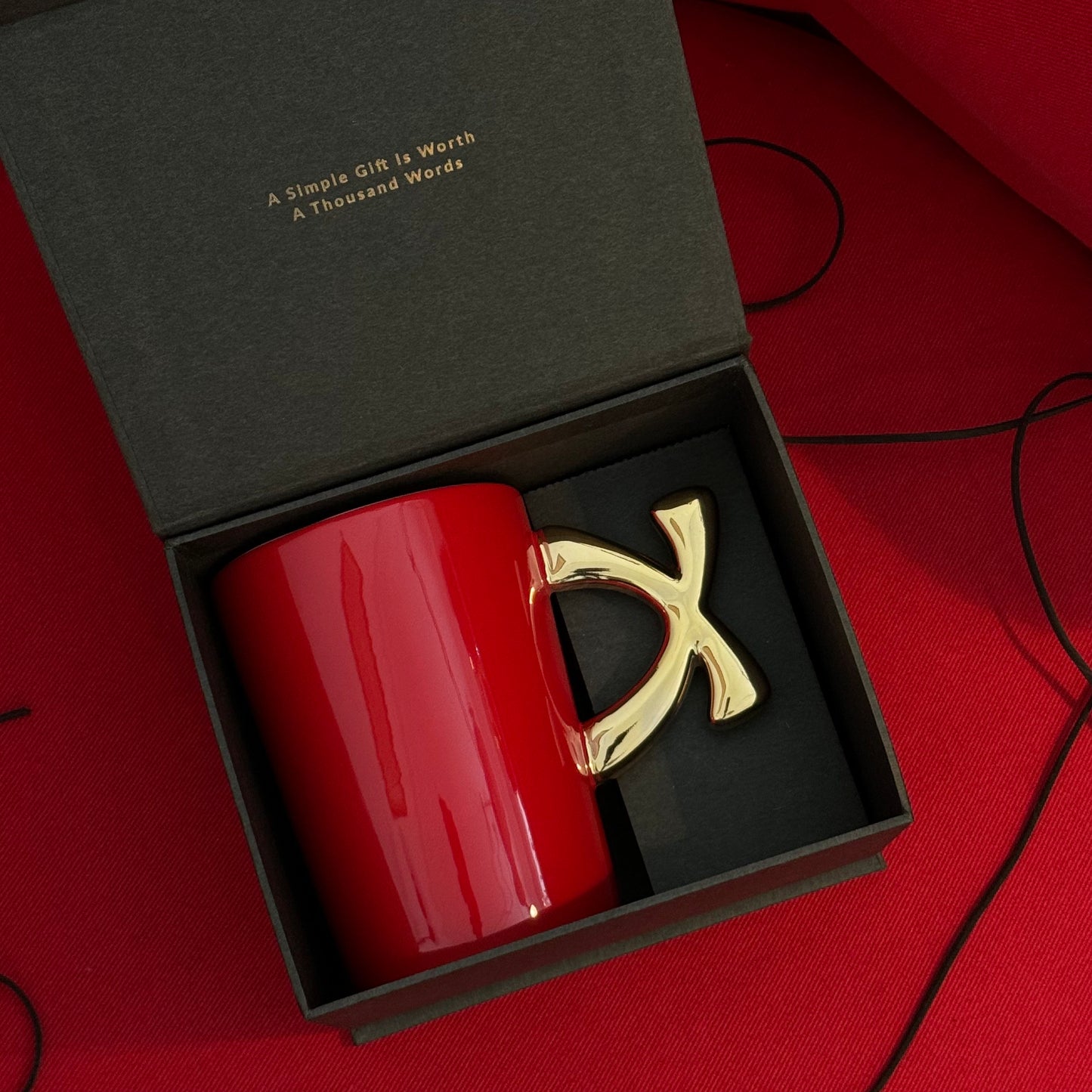 Stan&Co 15 OZ LETTER MUG 1.0 LUSTER RED|CERAMIC