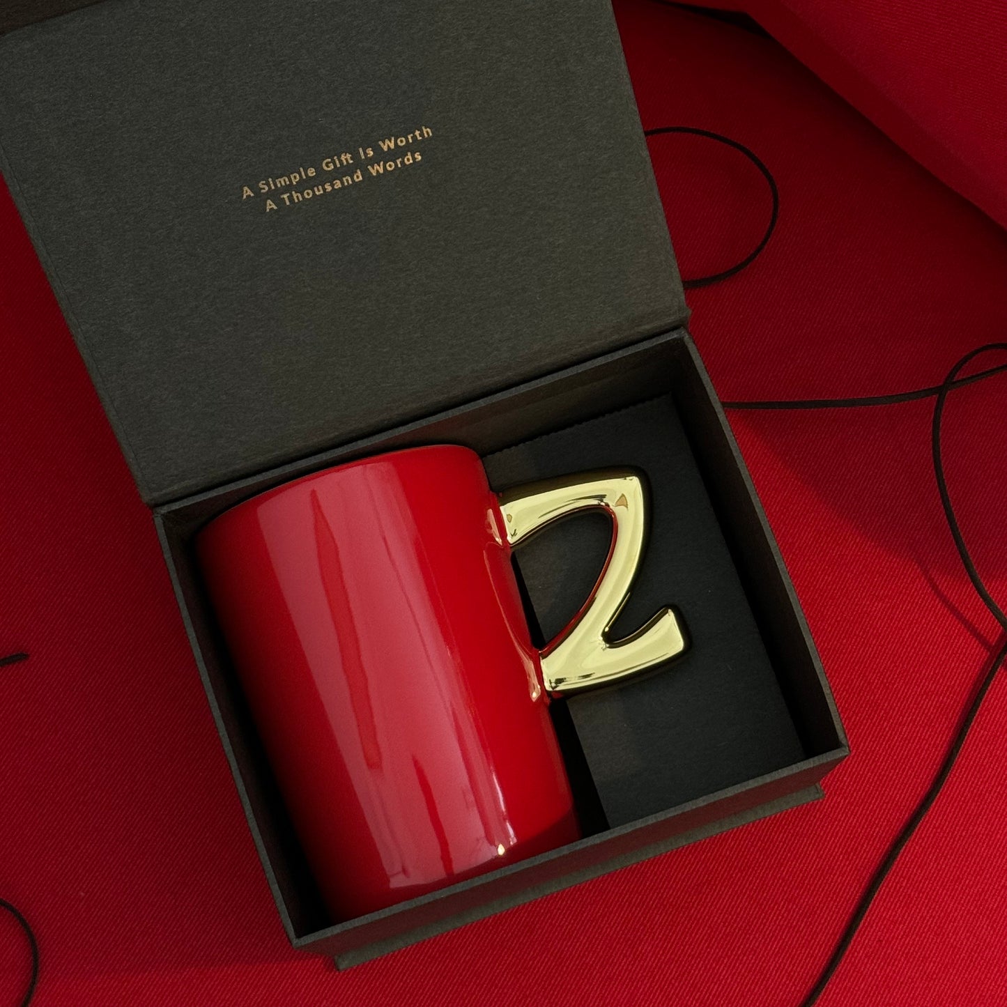 Stan&Co 15 OZ LETTER MUG 1.0 LUSTER RED|CERAMIC