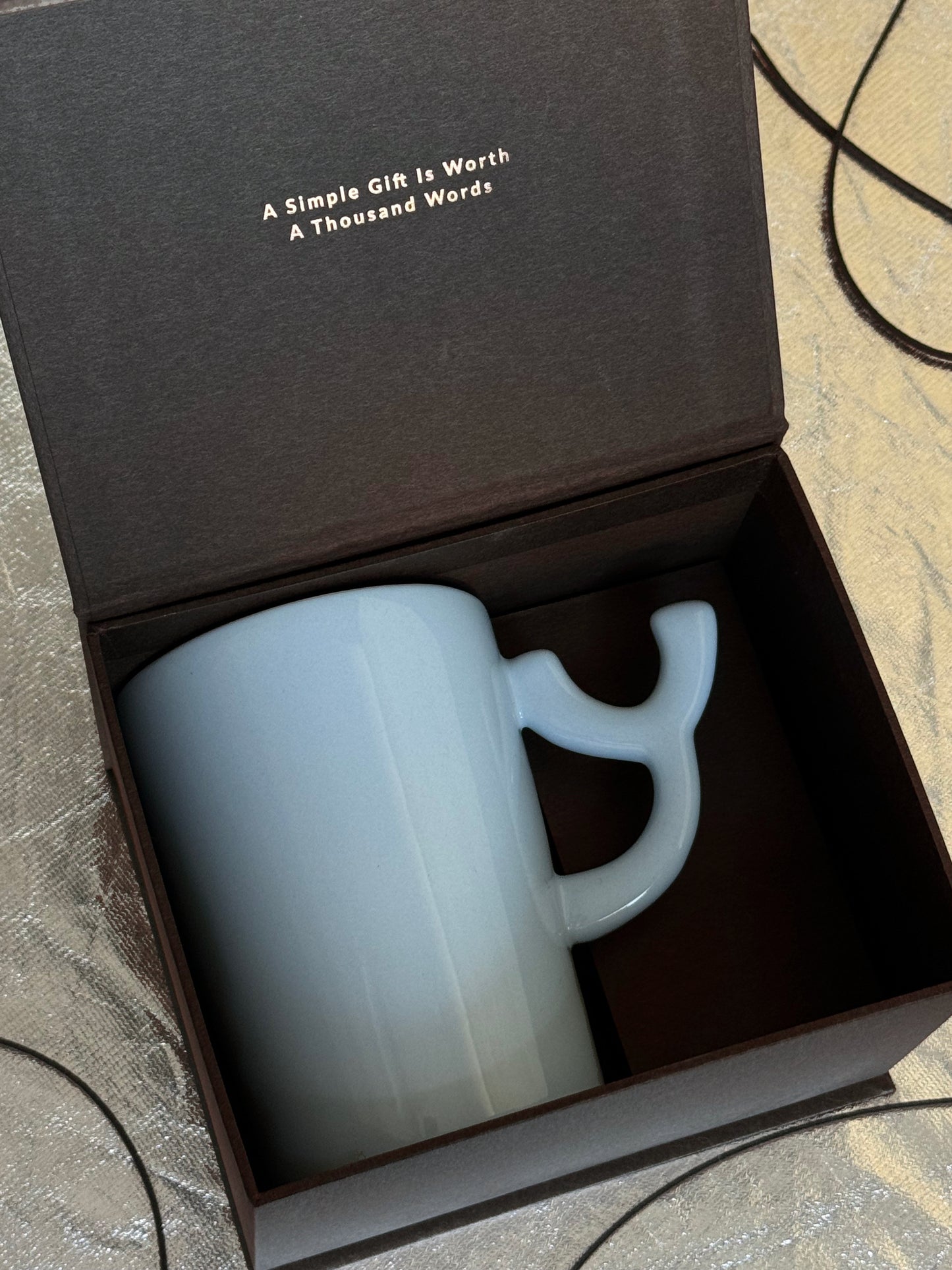 Stan&Co 15 OZ LETTER MUG 1.0 BABY BLUE|CERAMIC