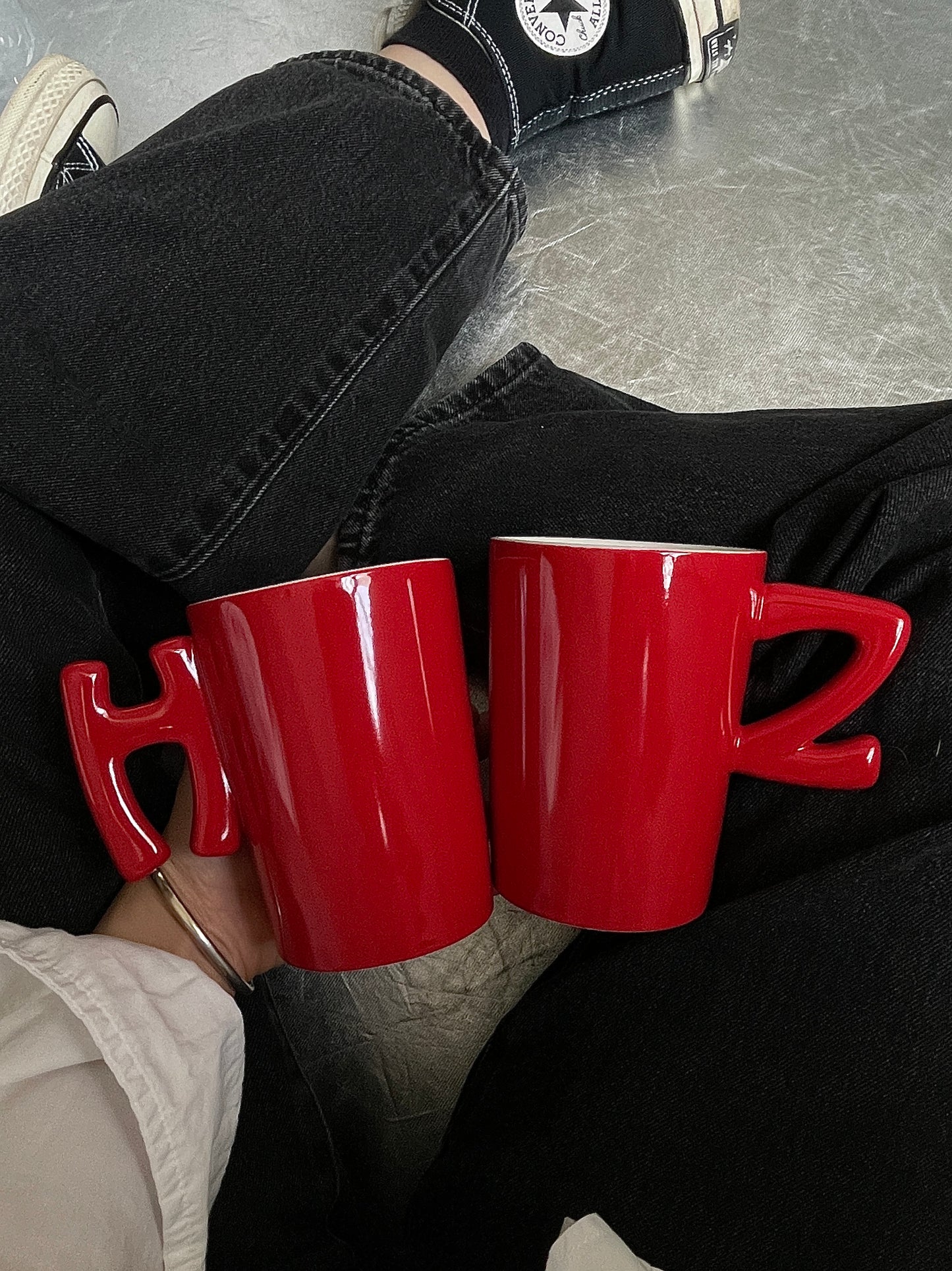 Stan&Co 15 OZ LETTER MUG 1.0 RED|CERAMIC