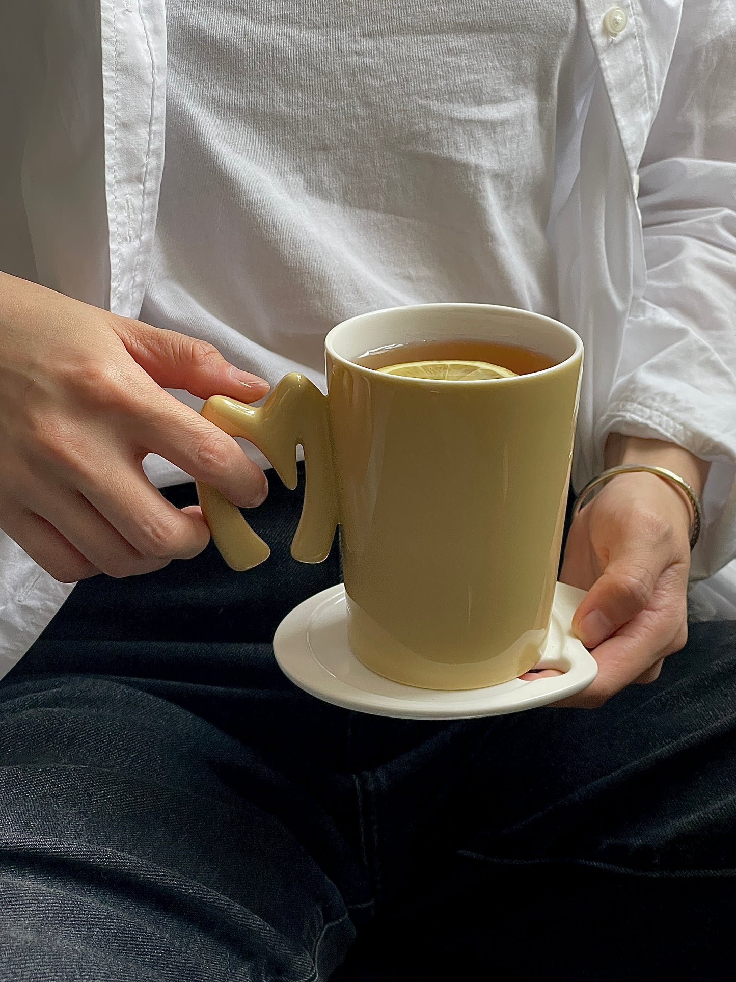 Stan&Co 15 OZ LETTER MUG 1.0 KAKI|CERAMIC