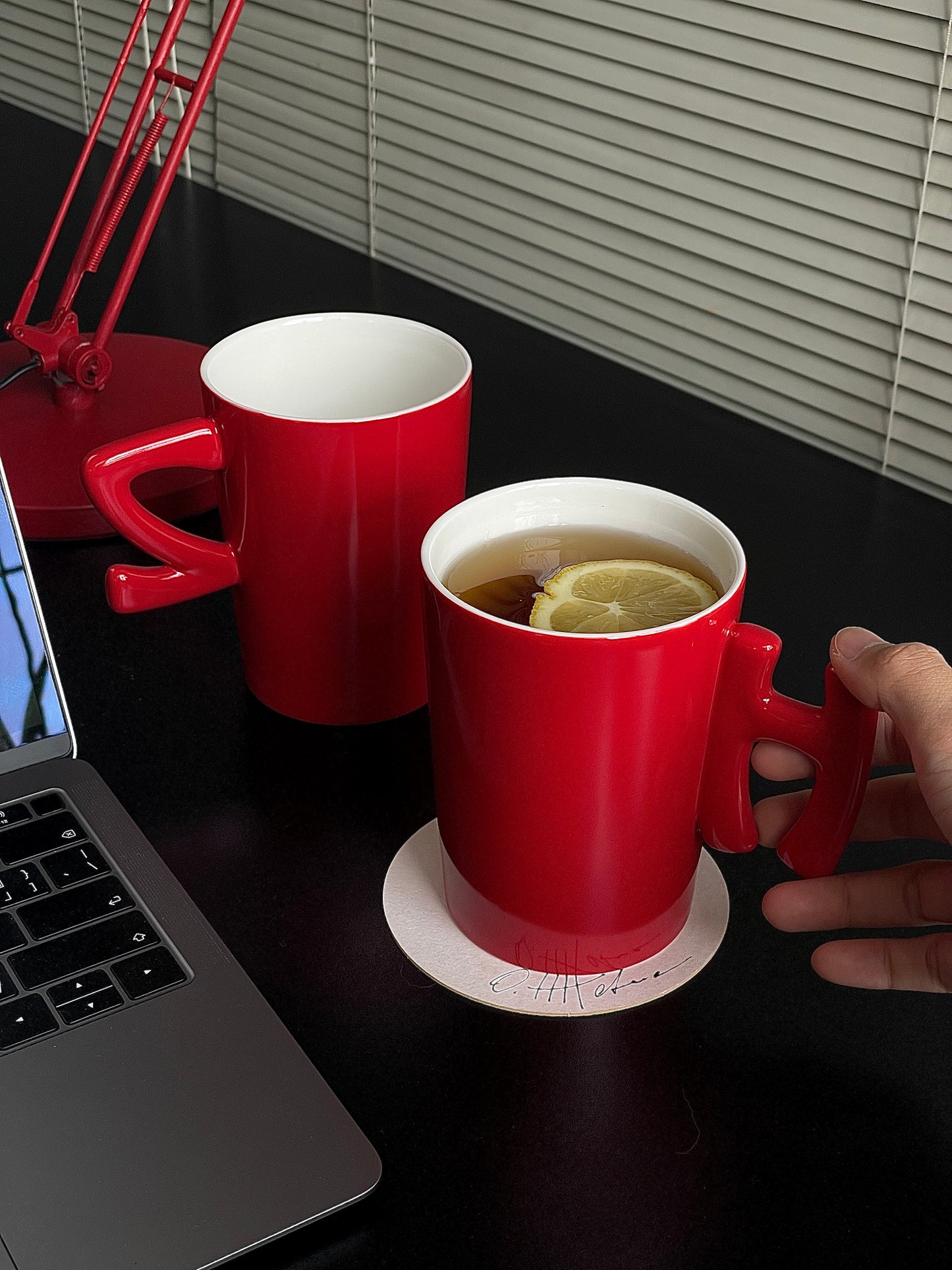 Stan&Co 15 OZ LETTER MUG 1.0 RED|CERAMIC