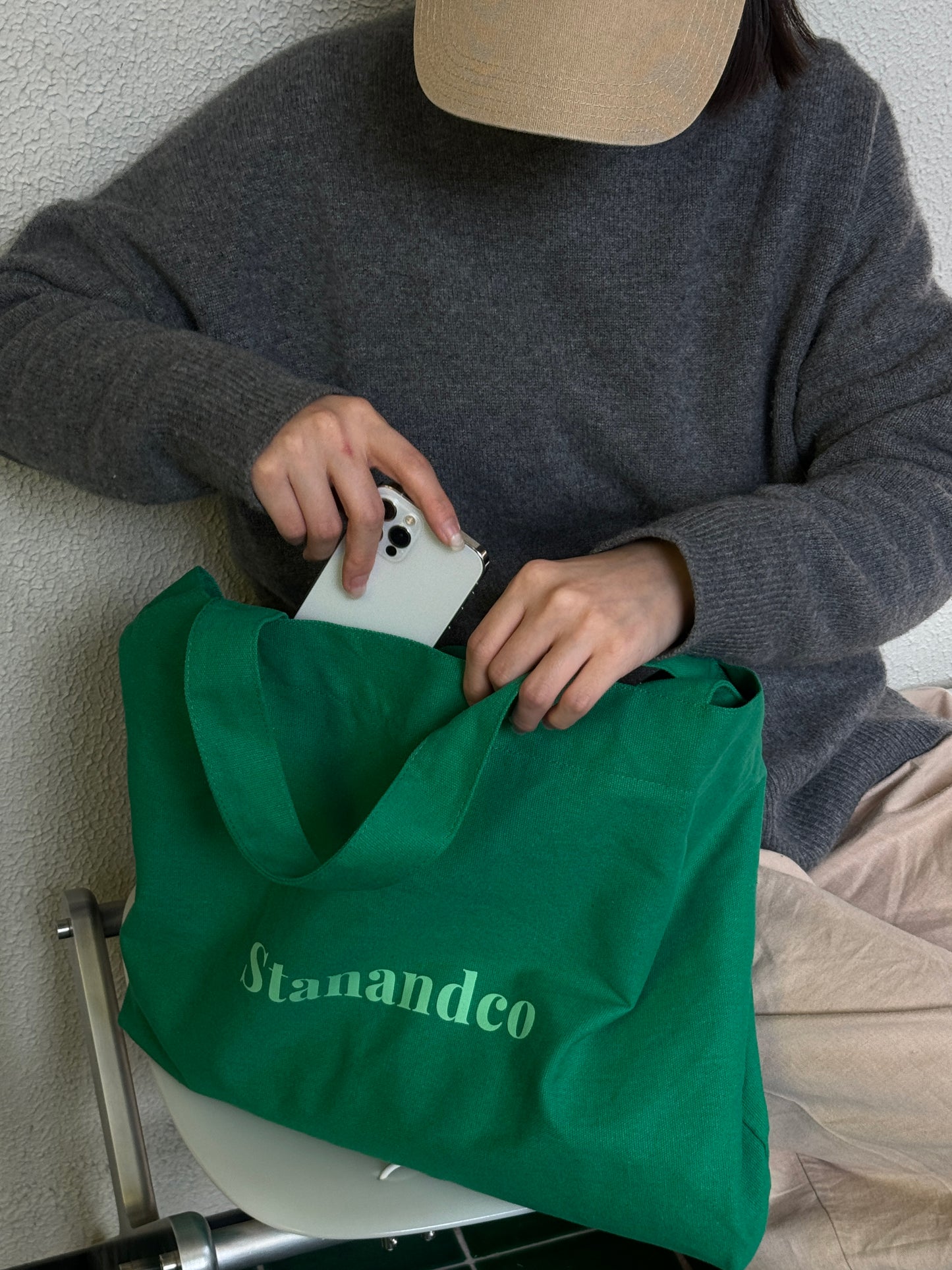 Stan&Co BIG TOTE 1.0|COTTON CANVAS