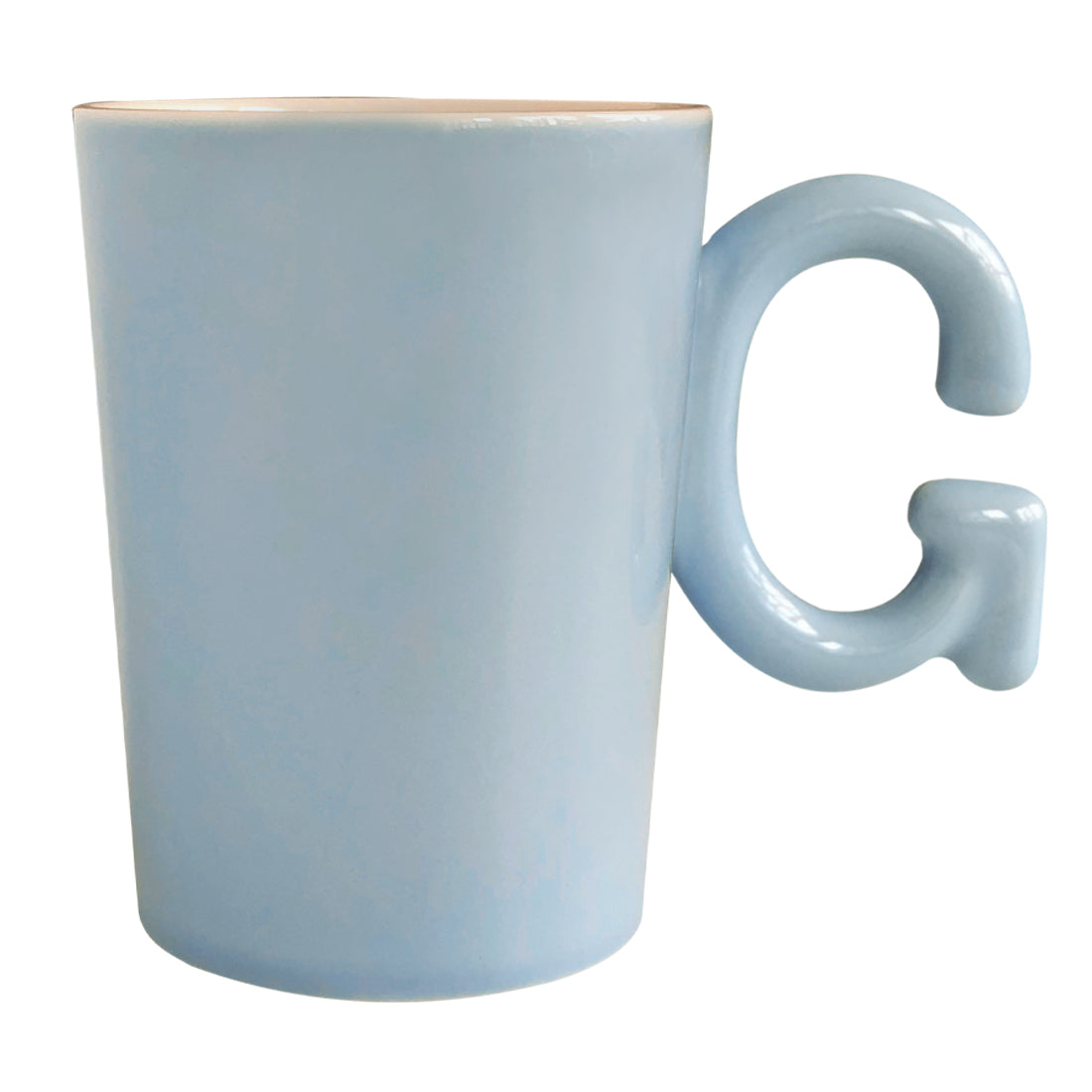 Stan&Co 15 OZ LETTER MUG 1.0 BABY BLUE|CERAMIC