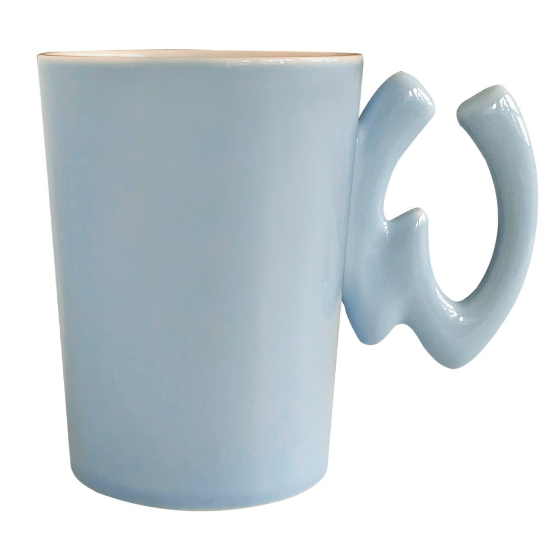 Stan&Co 15 OZ LETTER COUPLE MUG 1.0 BABY BLUE|CERAMIC