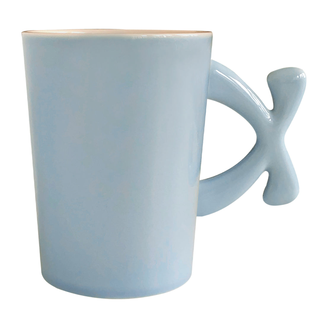 Stan&Co 15 OZ LETTER MUG 1.0 BABY BLUE|CERAMIC