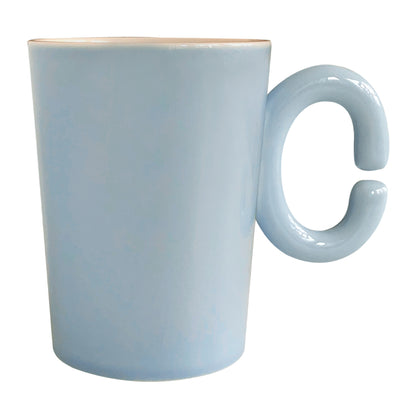 Stan&Co 15 OZ LETTER MUG 1.0 BABY BLUE｜CERAMIC