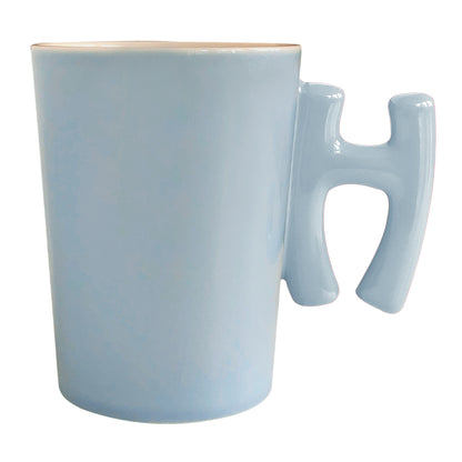 Stan&Co 15 OZ LETTER MUG 1.0 BABY BLUE｜CERAMIC