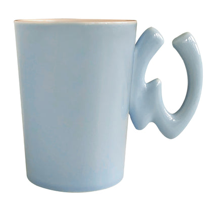 Stan&Co 15 OZ LETTER MUG 1.0 BABY BLUE｜CERAMIC