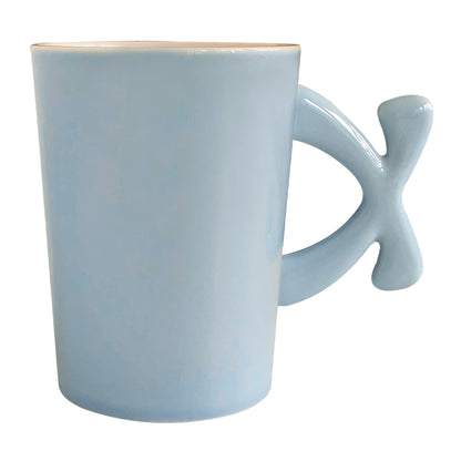 Stan&Co 15 OZ LETTER MUG 1.0 BABY BLUE｜CERAMIC