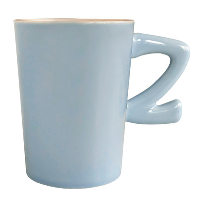 Stan&Co 15 OZ LETTER MUG 1.0 BABY BLUE｜CERAMIC